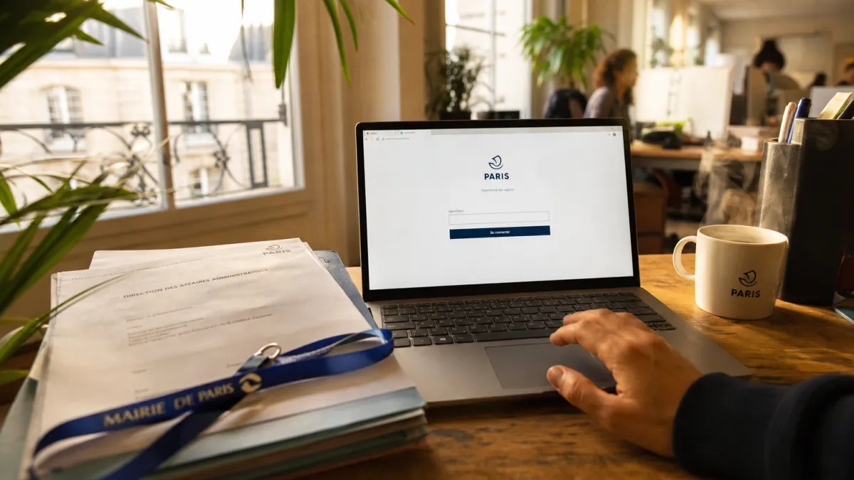 IntraParis : connexion et guide de l'espace numérique